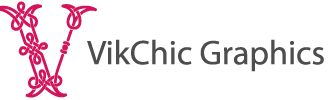 Vikchic Graphics logo